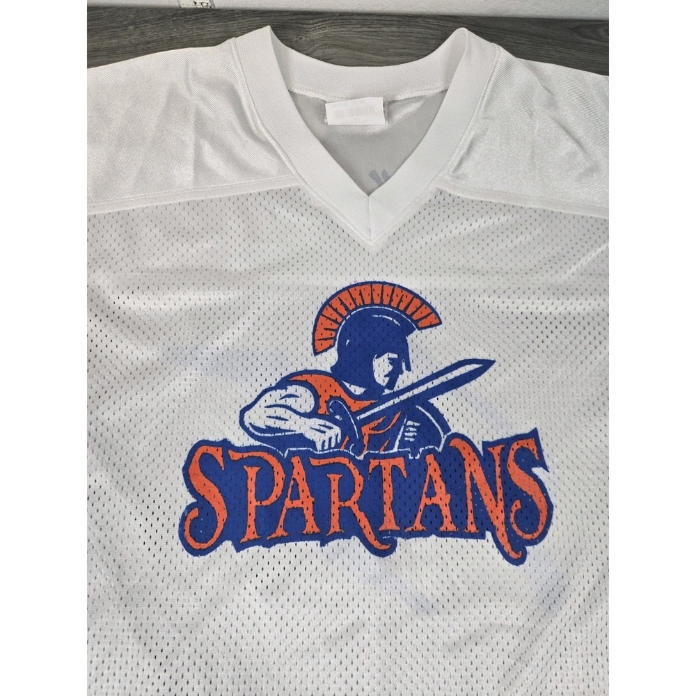 Camelback High School Spartans Jersey Mens‎ XL White Milkman Teamwork Athletic